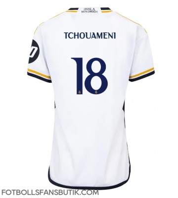 Real Madrid Aurelien Tchouameni #18 Replika Hemmatröja Damer 2023-24 Kortärmad